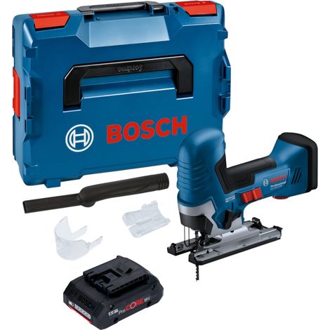 Bosch GST 18V-125 S Professional Scie sauteuse sans fil 18 V 125 mm Brushless + 1x batterie ProCORE 4,0 Ah + L-Boxx - sans chargeur
