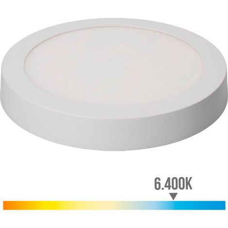Plafonnier LED EDM - 20W - 1500lm - 6400K - Blanc - 31594 (1/8)