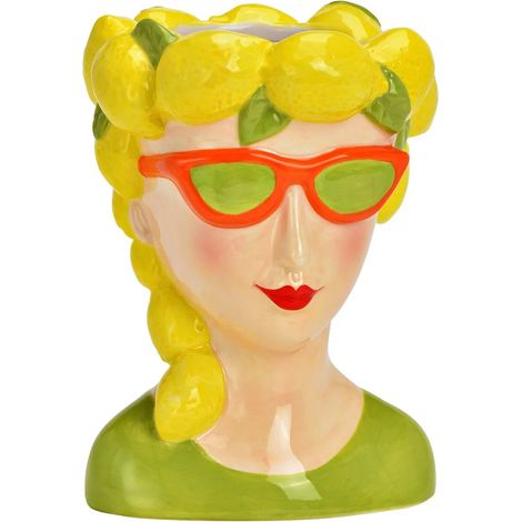Vase femme citron 12x17x12cm (1/4)