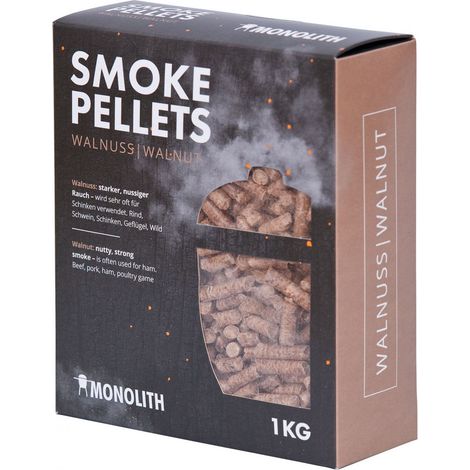 Monolith Smoke Pellets Grillpellets Räucherpellets Walnuss (Walnut) 1 kg 201106