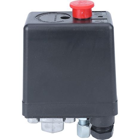 Commutateur de commande de pression de compresseur d'air de 72,5175psi, G1 / 4"trou simple 220V pour la valve de commande de pompe de compresseur d'air Manomètre (1/5)