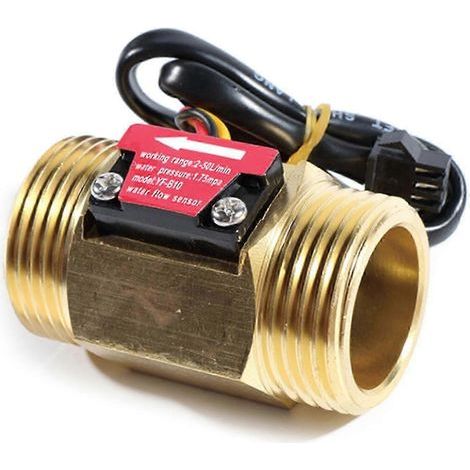 Interrupteur de débit d'eau en laiton de qualité supérieure, capteur de débit d'eau de 1 pouce, 2-50 l/min SZRH AS (1/5)