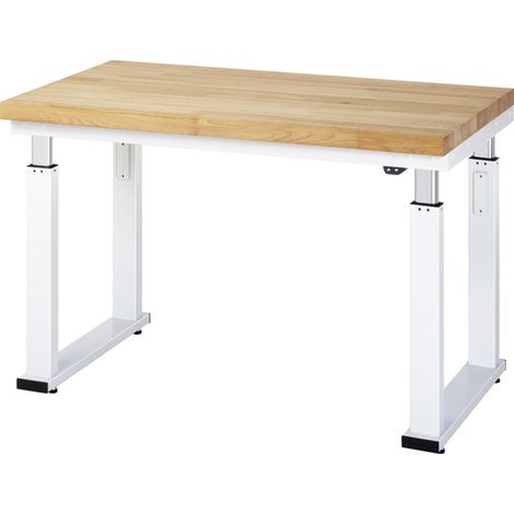 STIER Banc de travail électrique réglable en hauteur Premium L × P × H 1250x700x740-1140 mm