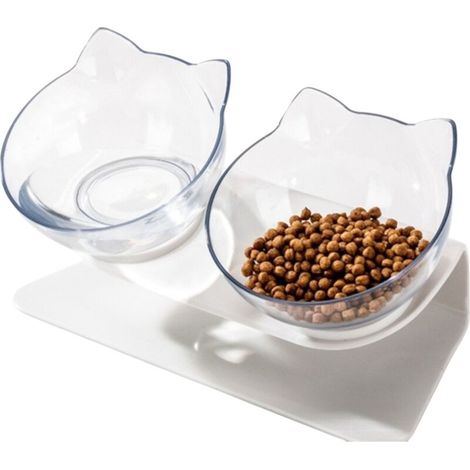 Gamelle surélevée pour chat, inclinaison anti-vomissement, adaptée aux chatons (1/5)