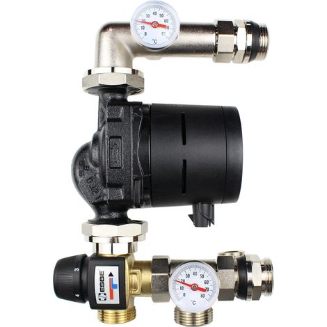 Festwertregelset mit Esbe VTA 372 35-60°C und Grundfos Alpha 2.2
