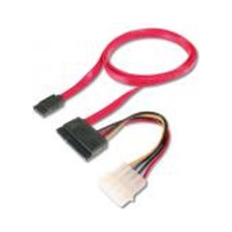 Cable SATA A SATA  50cm Con Alimentacion MOLEX