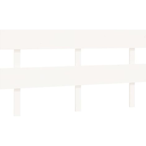 Cabecero accesorio para dormir mueble de dormitorio 164 x 3 x 81 cm madera de pino blanco TDL0203810