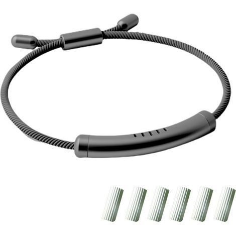 Bracelet Anti-Moustiques Réglable avec 6 Recharges - Huiles Essentielles pour Enfants et Adultes - Intérieur, Extérieur, Voyage (1/5)