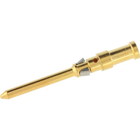HARTING D-Crimpkontakt Kontaktstift (M) 0,5mm² AWG20 gold, 1 Stück Werkstoff Kupferlegierung - 1 Stück (1/2)