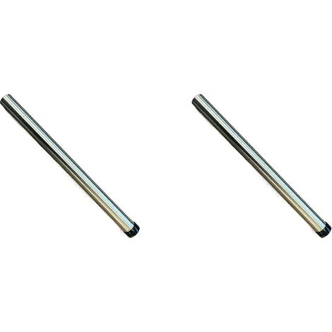 Lot de 2 tubes d'extension de 32 mm, pour aspirateurs Nilfisk série VP100/200, en acier inoxydable et métal. Accessoires pour aspirateurs. (1/5)
