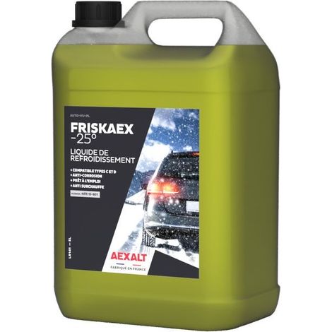 Liquide de refroidissement, Friskaex - 25 degre, 5L - AEXALT - LR141 (1/2)