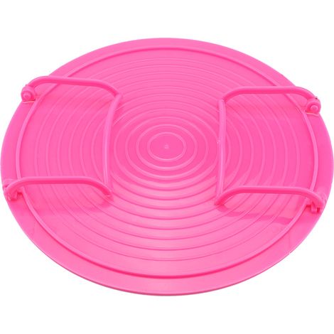 Grille de cuisson multifonctionnelle en plastique pour four à micro-ondes, avec plusieurs niveaux de chauffe et de cuisson à la vapeur (rouge)
