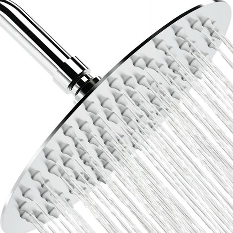 Pommeau de Douche Fixe 10"/25cm, Haute Pression, Économie d’Eau, Design Moderne, Installation Facile (1/5)
