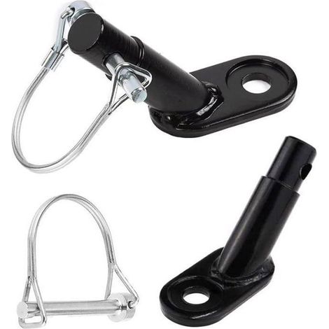 Attache-Remorque pour Vélo - Connecteur Universel de Remorque - Compatible avec Cadres en Acier ou Aluminium - 2 Pièces (1/5)