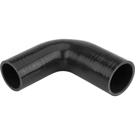 Flexible raccord coudé en silicone 90° pour voiture universel 45-51 mm noir 1 pièce (1/5)