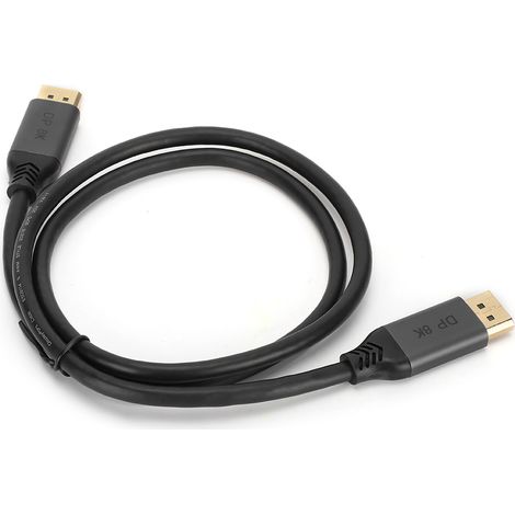 Cable DisplayPort Vers DisplayPort - 1,4 - 8K - 240 Hz - Pour Pc Et Tv - 1 M