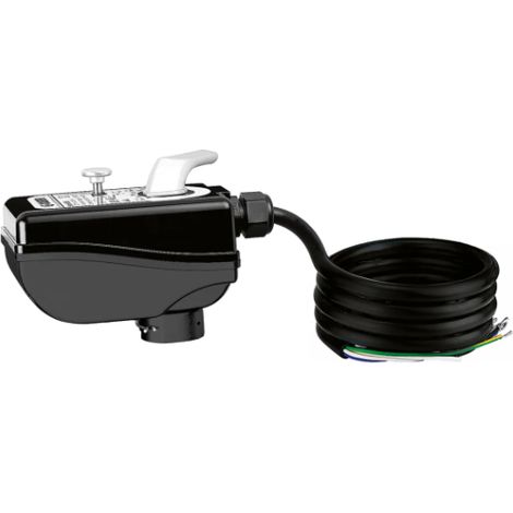 Moteurs de rechange pour vannes motorisées à 2 voies série 638, 230 V AC. Caleffi 638412  Noir