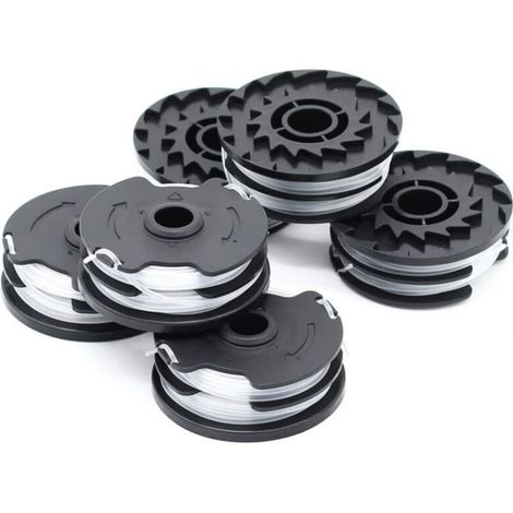ZOLGINAH Lot de 6 bobines de fil de rechange pour débroussailleuse sans fil LIDL Parkside PRTA 20-Li A1, B2, C3, PRT 550 A1, A3, PRT 300 A1-2 x 4 m 1,6 mm (1/3)