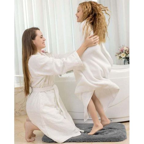 Tapis de Bain Antidérapant Tapis Salle de Bain Épaissi Tapis Sortie de Douche Absorbant Tapis de Sol Ultra Doux en Séchage Rapide, Lavable en Machine - 50 x 80cm(Gris Clair) (1/5)