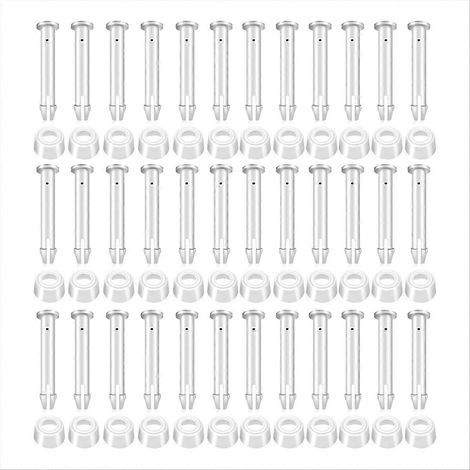 36-teiliges Set aus Verbindungsstiften und Gummidichtungen für Intex-Pools (13–24 Zoll)