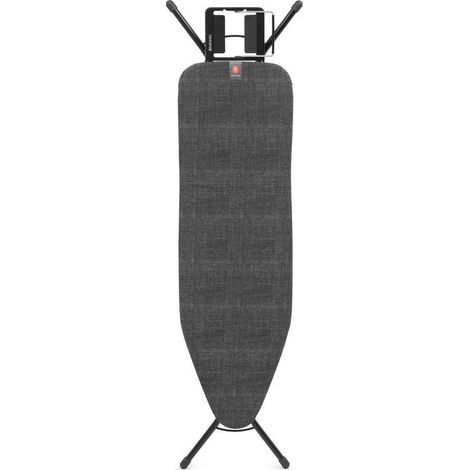 Brabantia Bügeltisch Schwarz Höhenverstellbar 124 x 38 cm