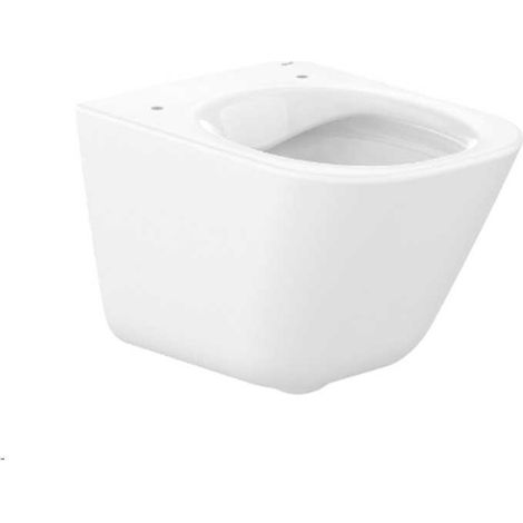 Taza suspendida compacta Rimless con fijaciones ocultas THE GAP - ROCA Forma: Square