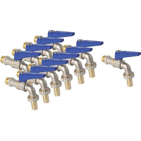 10x Robinet d’arrosage Viva DN15 (1/2") + 1x gratuit (1/2)