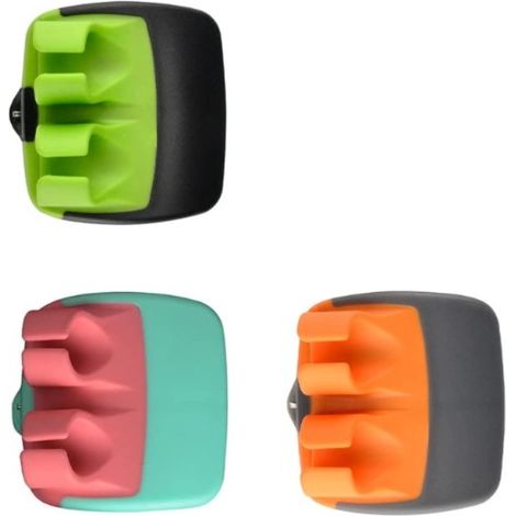 Set di 3 pelapatate per verdure, pelapatate per verdure, pelapatate a 2 fette, pelapatate creativo, pelapatate per verdure e asparagi, per frutta, patate, verdure (1/5)