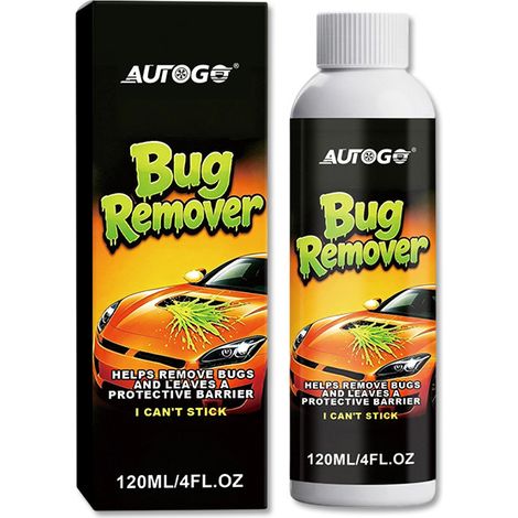 AUTOGO Auto-Insektenfleckenentferner und Reiniger - Entfernt Insektenreste und Vogelkot, ohne den Autolack zu beschädigen. (1/5)