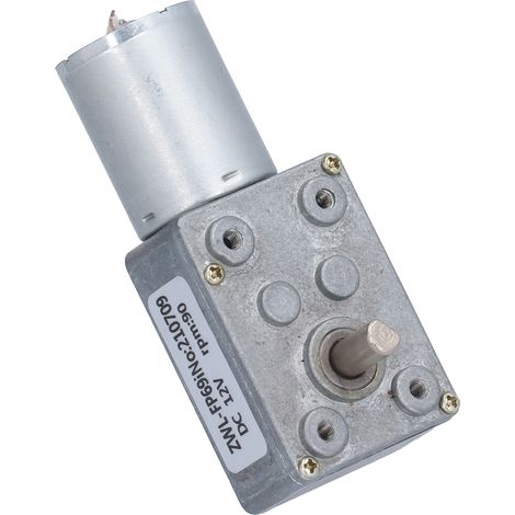 Le moteur à engrenage à vis sans fin ZWL-FP-90rpm est un réducteur basse vitesse robuste, durable, résistant à l'usure et très résilient. (1/5)