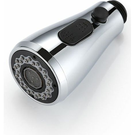 Douchette Evier Pull-Out Douches Robinet Mitigeur Cuisine Pro Tête de douche 2 Types de Jet Chromé (1/5)