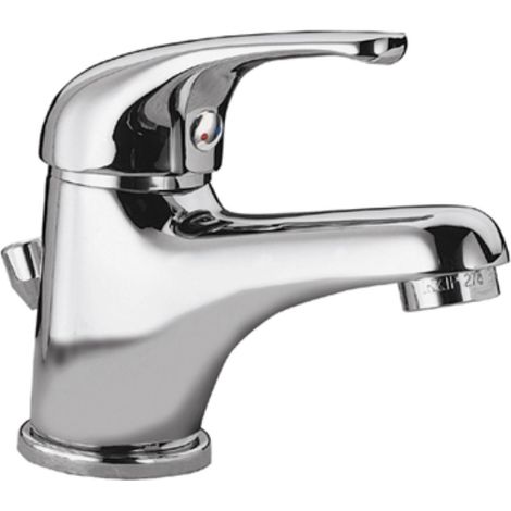 Rubinetto miscelatore economico per lavabo con scarico in plastica 35 (1/3)