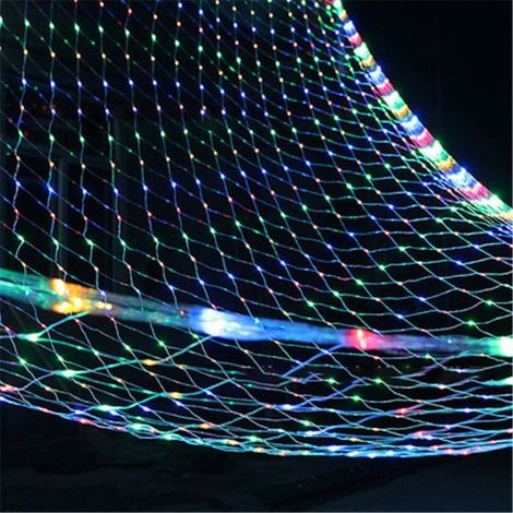 Luminaire Réseau LED - 8 Modes d'Éclairage - Étanche IP44 - Pour Décoration Extérieure et Intérieure - 30 x 30 cm - 220 V (1/5)