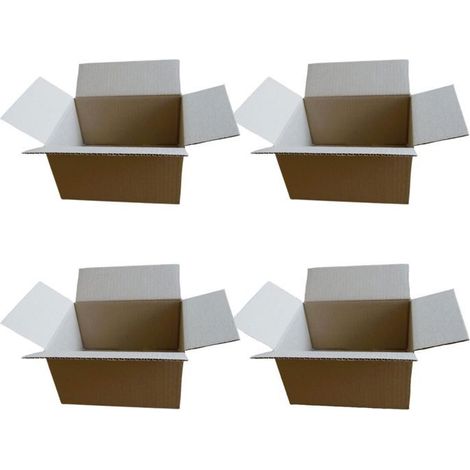 6 petits cartons d'emballage 16 x 12 x 11 cm (1/3)