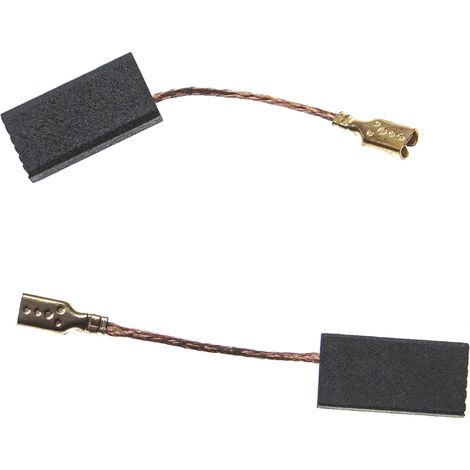 vhbw 2x escobilla carbono motor carbones 15,5 x 8 x 5 mm compatible con Bosch GWS 6-115 (0 601 375 0V6) herramientas eléctricas
