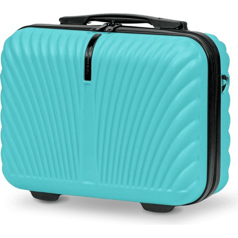 Astuccio per cosmetici WINGS SWAN da 14" azzurro (1/5)