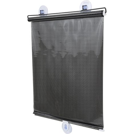 Store Occultant à Ventouse pour Fenêtre et Porte-fenêtre en Film PVC Noir, Facile à Installer avec Fixation par Ventouse, pour Voiture et Maison (1/5)