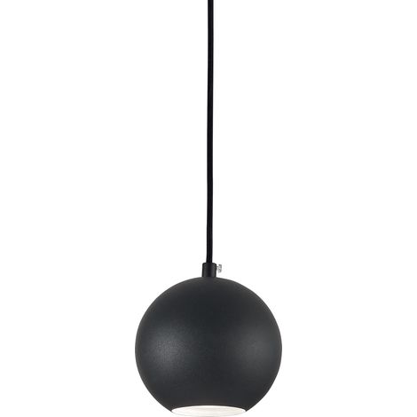 Ideal Lux MR - Intérieur Globe Plafonnier Suspension 1 Lumière Noir, GU10 (1/2)