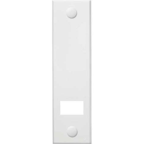 Standard Couvercle amovible pour enrouleur de sangle à encastrer pour volet roulant, espacement de vis de 160 mm, Blanc