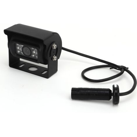 Caméra de recul 12V DC IP68 étanche, connecteur aviation femelle 4 broches, angle de vision 85°, 720P, pour camions, fourgons et camping-cars (1/5)