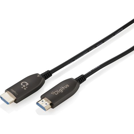 CAVI  E ADATTATORI Digitus Cavo ibrido in fibra ottica HDMI AOC, UHD 8K, 50 mt