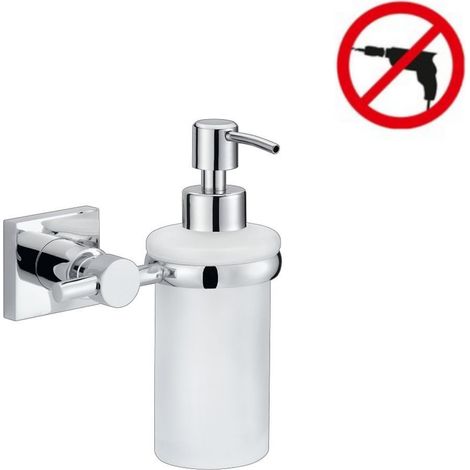 Hukk Seifenspender, verchromtes Metall, einfache Anbringung ohne Bohren (40255-00000-00) (1/5)