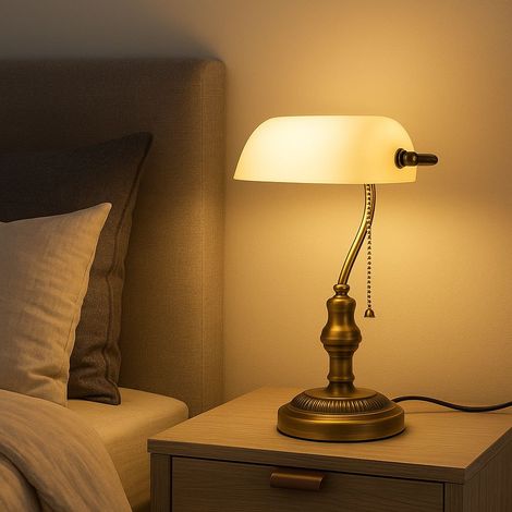 Vintage-Tischlampe "BANQUERO" - E27