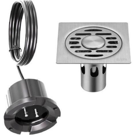 Détecteur d'eau filaire isolé 12V avec siphon de sol de 10 cm et électrode principale encapsulée (1/5)