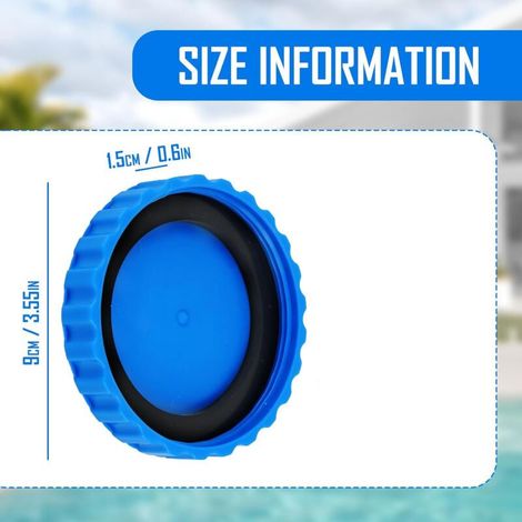 Kit de remplacement pour vanne d'arrêt d'hiver de piscine hors sol Intex Comprend un kit d'accessoires pour la réparation, l'entretien et l'antigel de la vanne d'arrêt d'hiver (1/4)