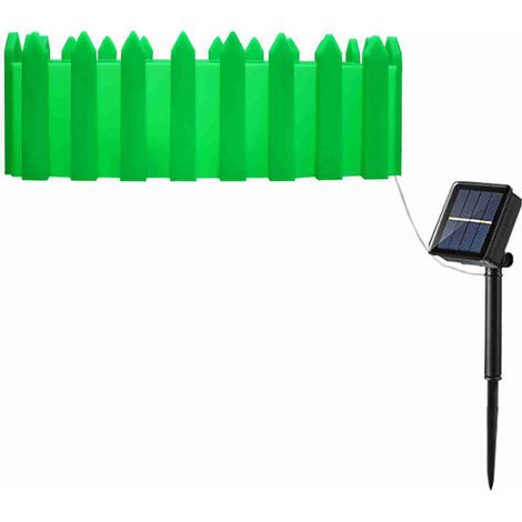 Ortviai Pot Lumineux Solaire pour Extérieur – Jardinière LED avec 8 Modes d’Éclairage, Contrôle Intelligent par Luminosité, Vert