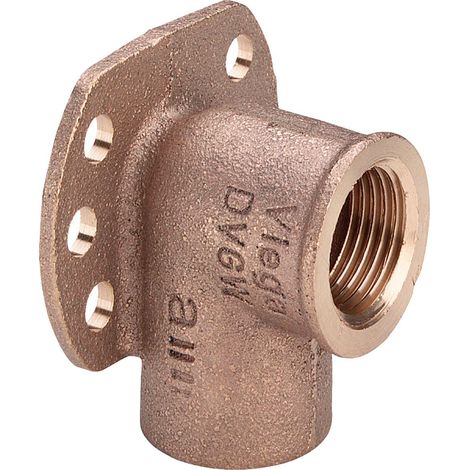 Viega raccordo a muro, d 18mm, Rp 3/4 bronzo rosso modello 94471G, 113216