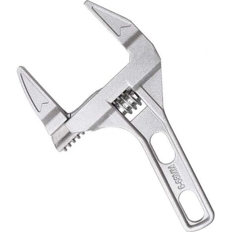 Llaves ajustables de 6-68 mm, llave de boca ancha, llave para baño, herramientas manuales de aleación de aluminio para apretar o aflojar tuercas y tornillos. (1/5)