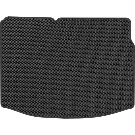 Tappetino per bagagliaio in EVA per Renault Megane III Coupé dal 2008 al 2015, con rivestimento a nido d'ape - NERO (1/5)