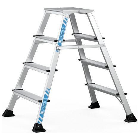Zarges XLstep P - Podest schmal 2 x 4 Stufen (1/2)
